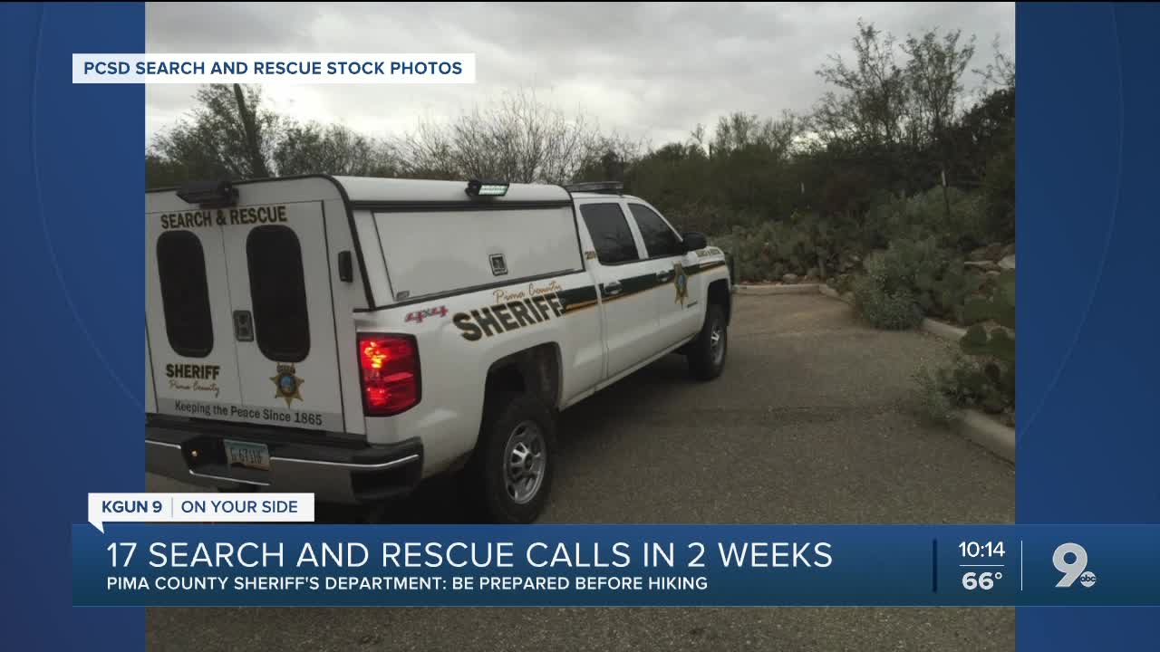 Deputies respond to several hiker rescues