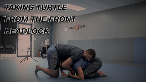 Taking Turtle from the Front Headlock