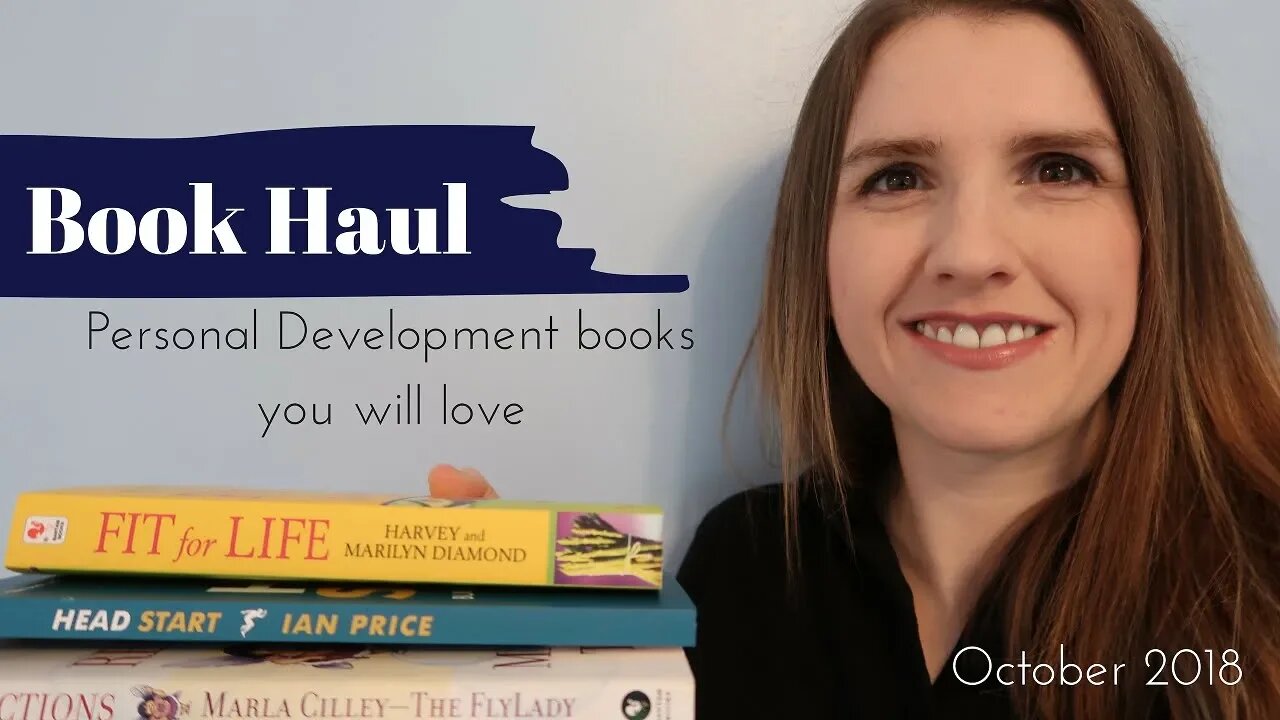 October 2018 Book Haul UK ¦ Personal Development Self Help ¦ Booktube