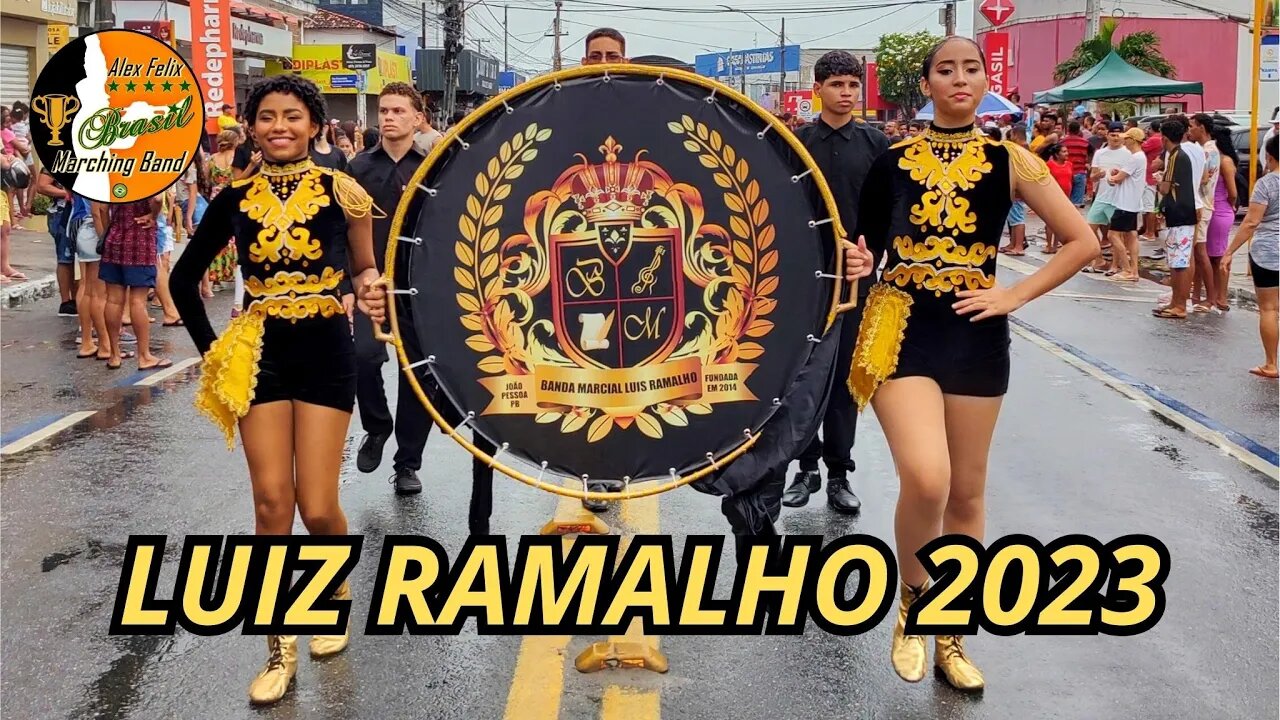 BANDA MARCIAL LUIZ RAMALHO 2023 NO DESFILE CÍVICO 2023 NO BAIRRO DE MANGABEIRA - PARAÍBA