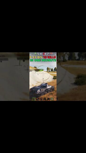 💢🧨P.43 BIS 強力中坦登場！ | 10 kills 4.4k dmg in one minute | world of tanks | @pewgun77