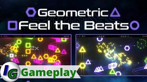 Geometric Feel the Beats Gameplay on Xbox