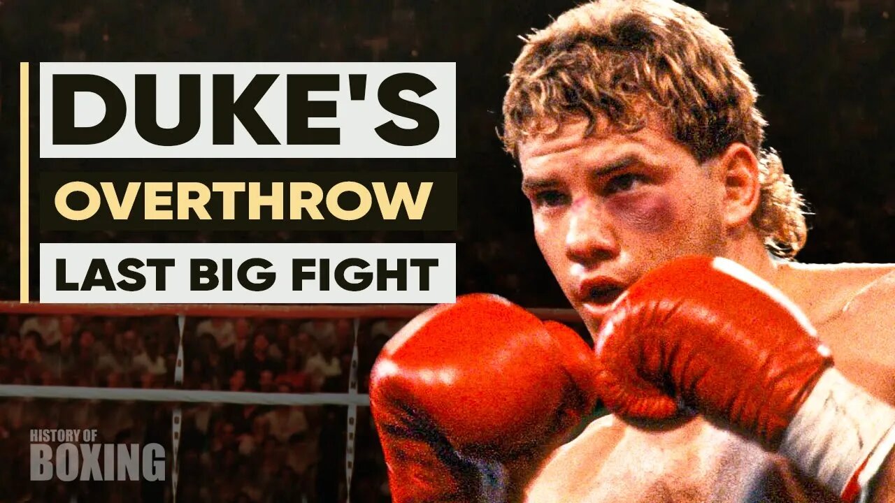 The Fight That BURIED Tommy Morrison's Career!