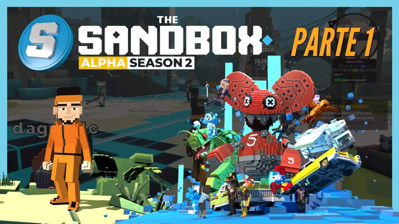 The Sandbox Alpha Pass Season 2 - PARTE I - Como Lucrar Começando 100% GRÁTIS Nesse NFT Game