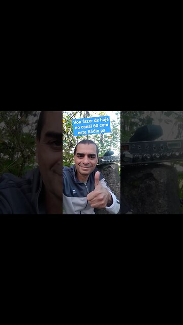 O Dx de hoje será com este Rádio px Voyager