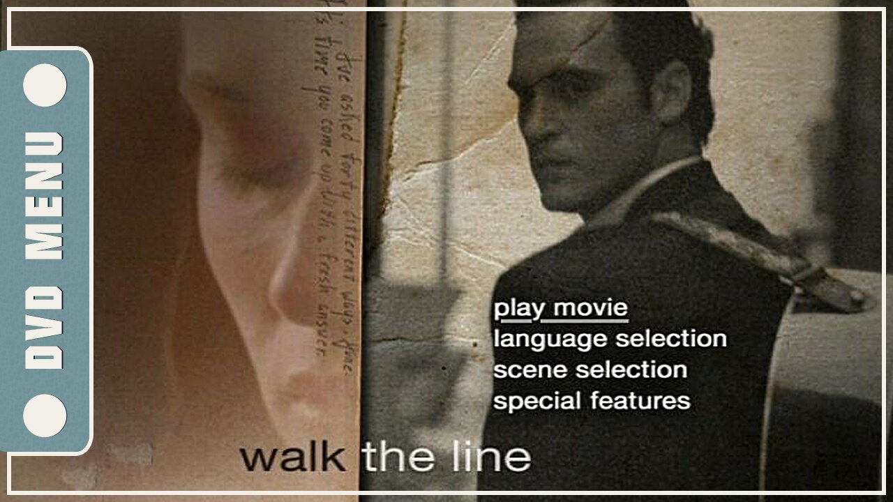 Walk the Line - DVD Menu