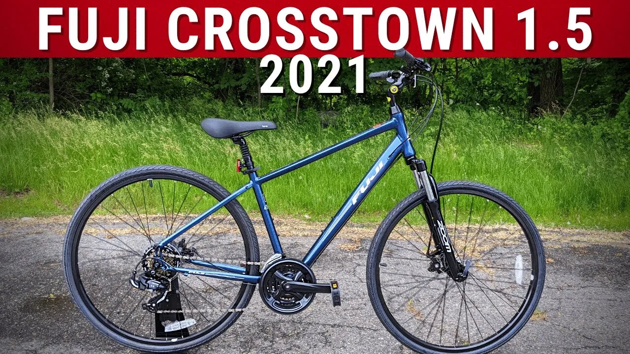 Fuji Crosstown 1.5 Comfort Hybrid Bike Review & Weight