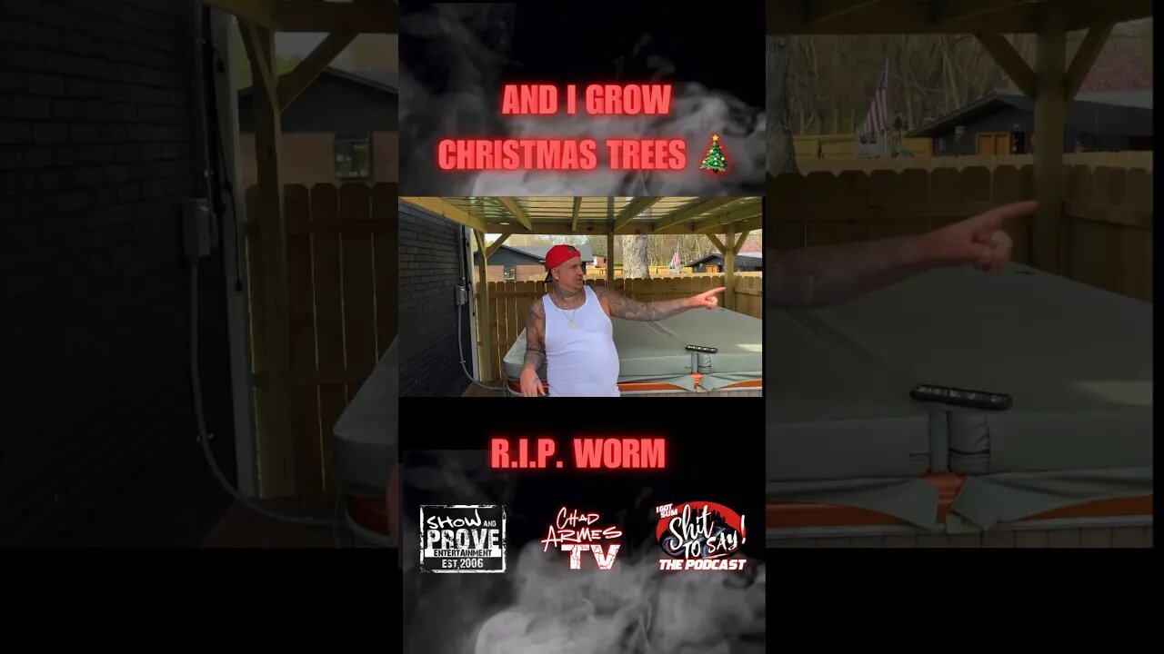 And I Grow Christmas Trees 🎄 #ripworm #chadarmestv #shorts