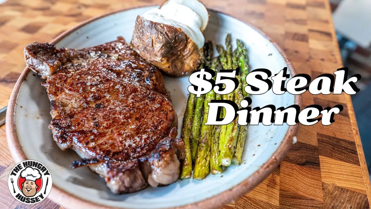 Under $5 Steak Dinner on the Blackstone Griddle