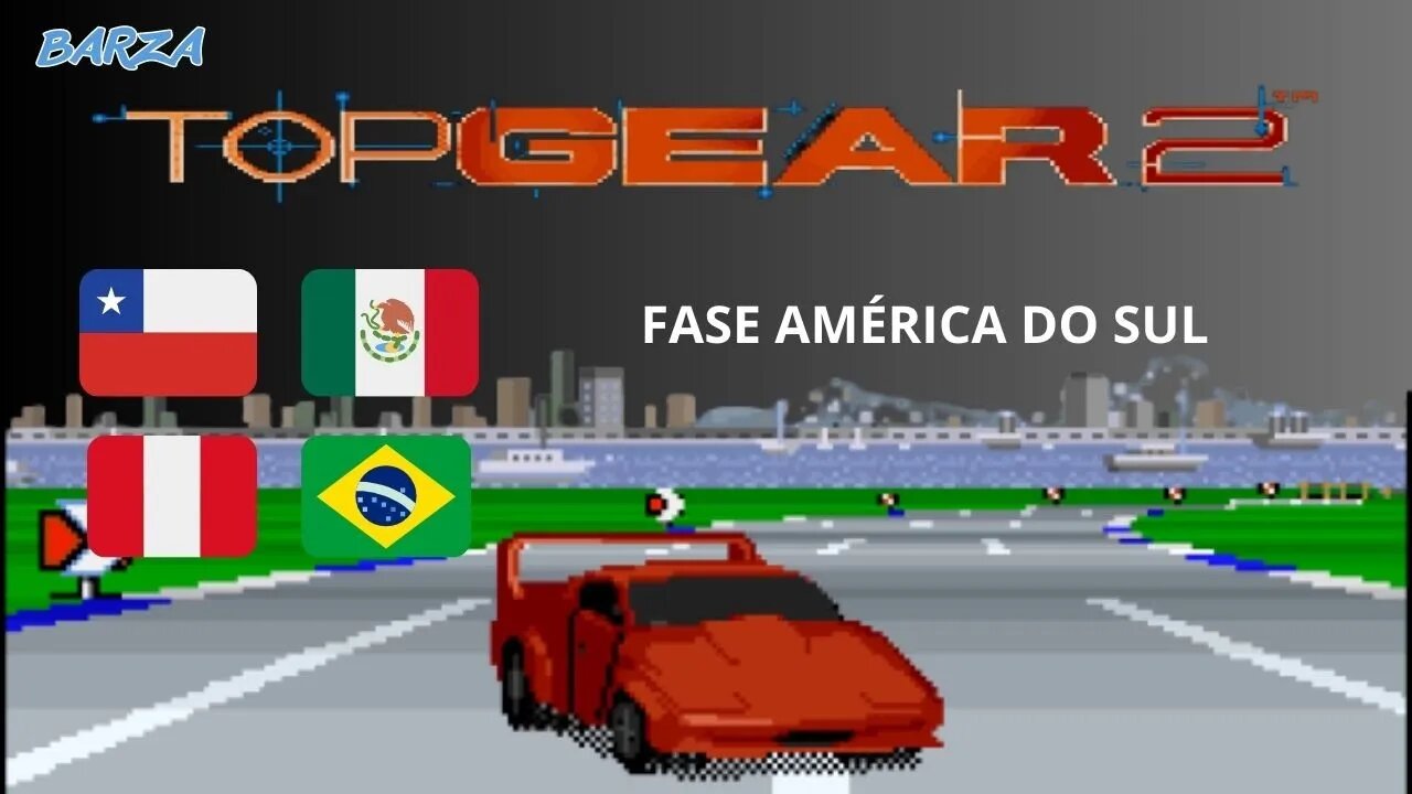 TOP GEAR 2 | SNES | FASE: AMÉRICA DO SUL | MODO NORMAL | 1993