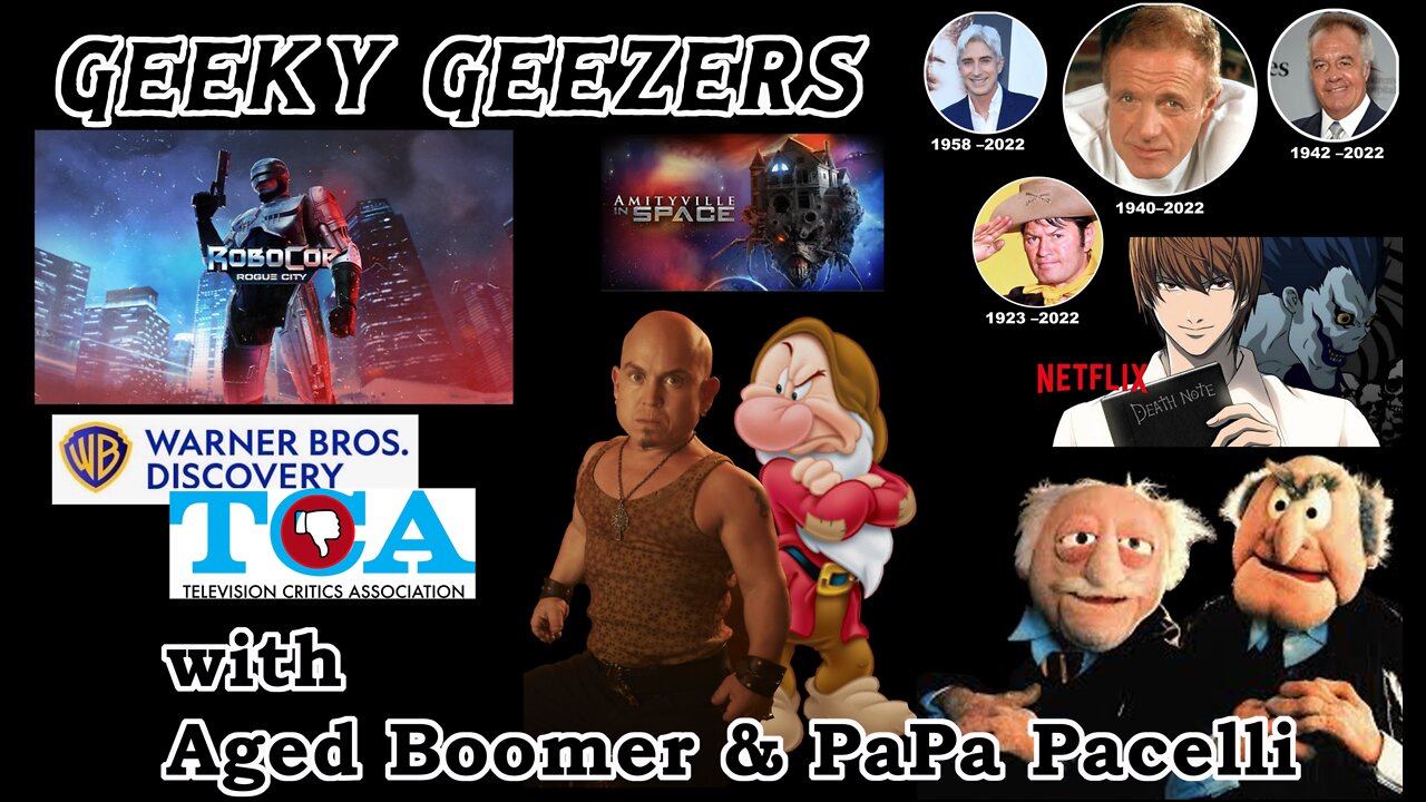 Geeky Geezers - RoboCop: Rogue City, Death Note live-action series, Amityville in space!