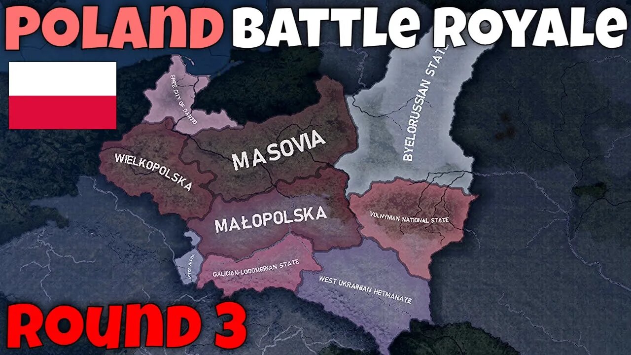 POLAND BATTLE ROYALE: ROUND 3 | Hoi4 Timelapse