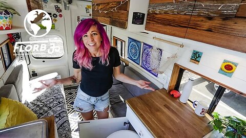 YOUNG WOMAN Starts Full time VAN LIFE