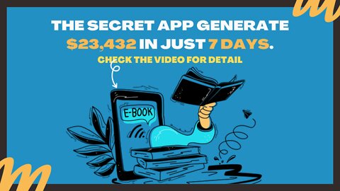 eBookMaker Review | The Secret app Generate $23,432 In Just 7 Days.
