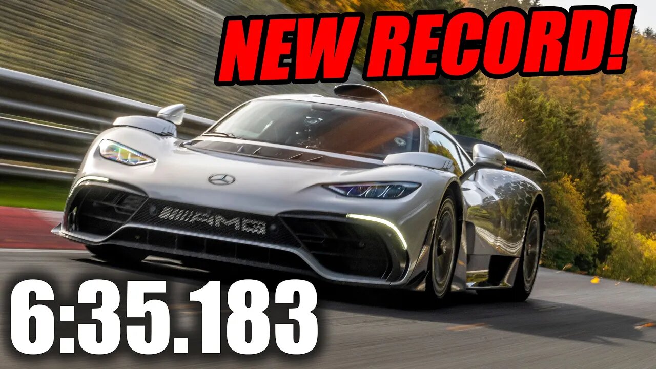 6:35! Mercedes-AMG ONE NÜRBURGRING LAP RECORD!