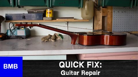 Quick Fix: Guitar Neck Repair