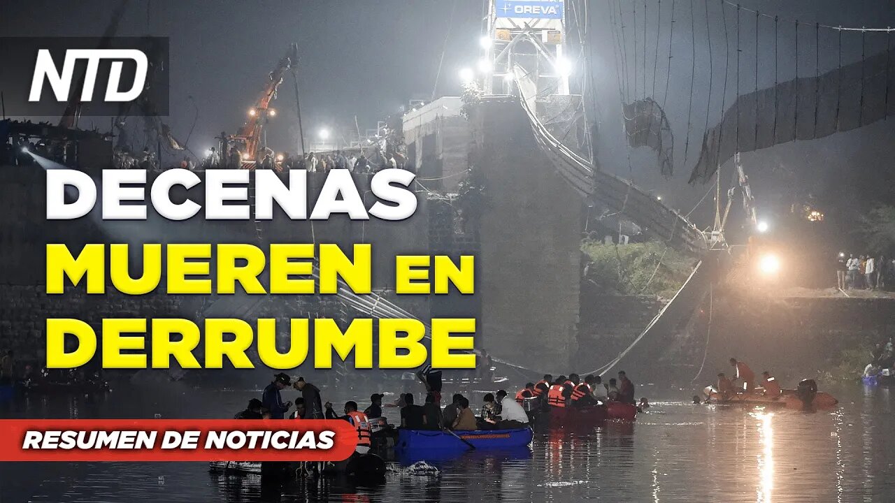 Colapsa puente en India | NTD