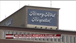 Metro Detroit hospitals filling up as coronavirus cases rise