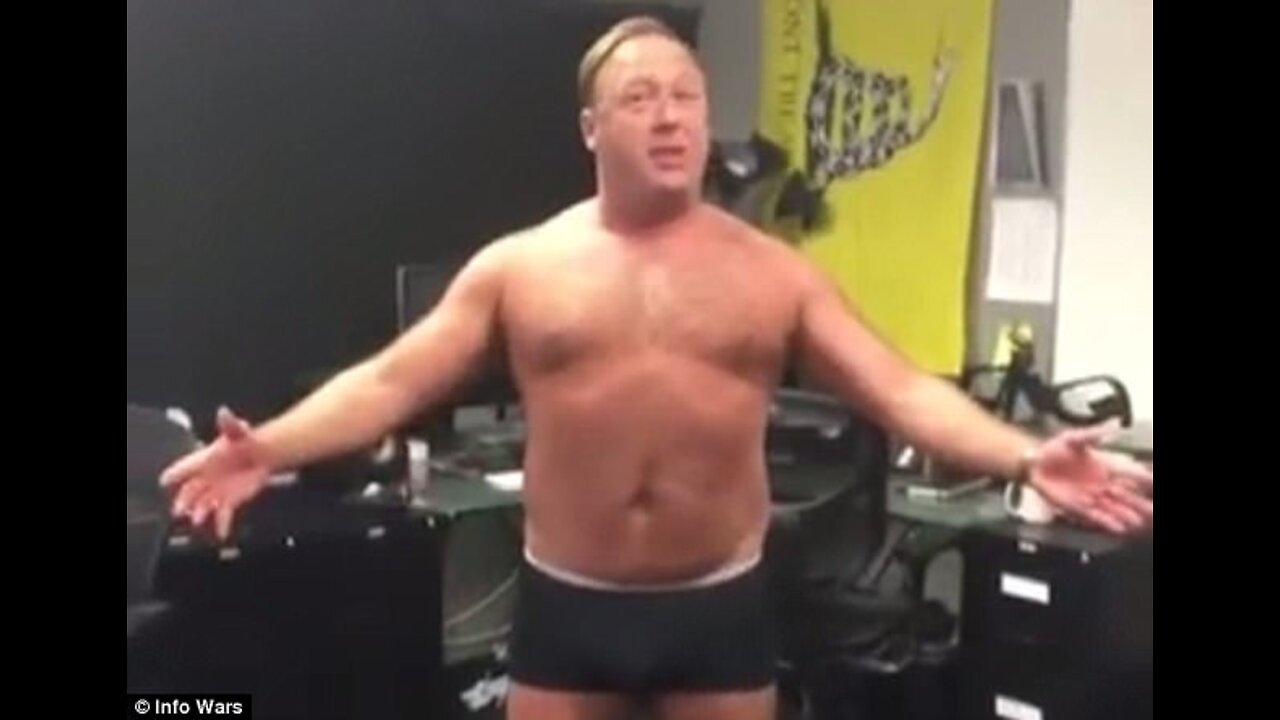 Alex Jones Puts Underwear On His Head To Fight COVID