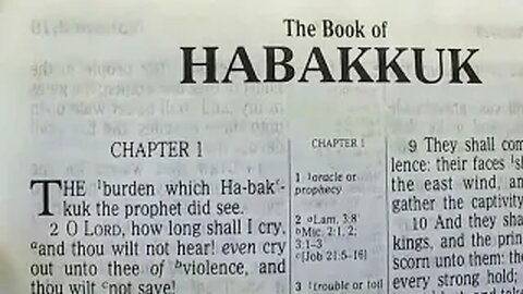 Habakkuk: Chapters 01-03