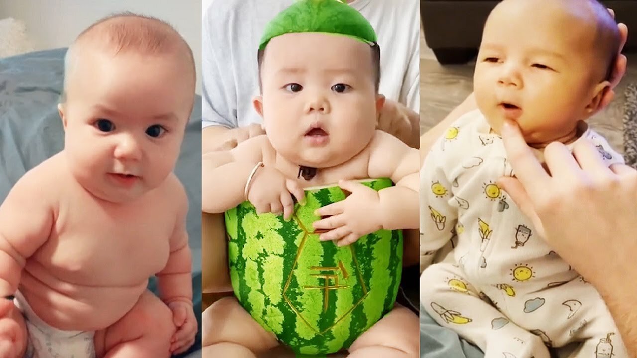 Funny Confusing baby - Cute video Tiktok (1)