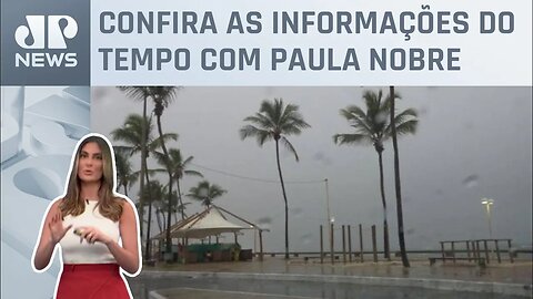 Atenção para chuva forte no leste do Nordeste | Previsão do Tempo