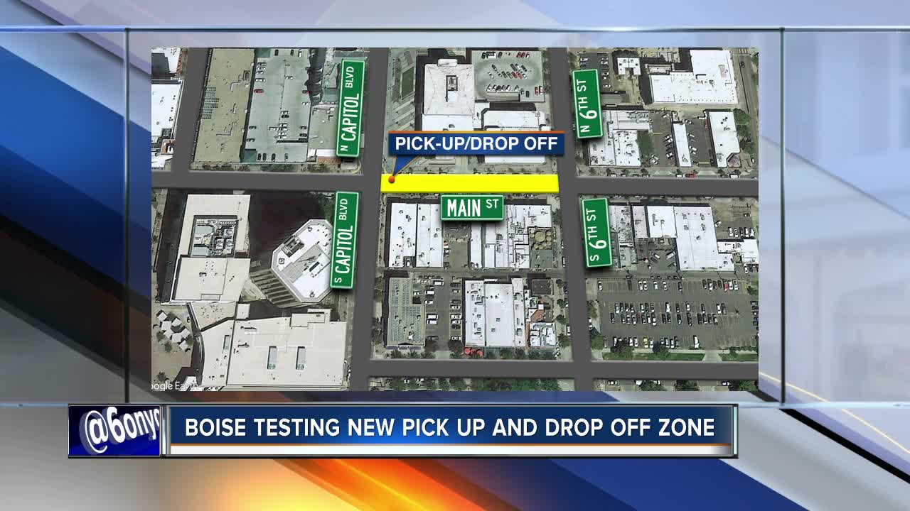 TRAFFIC ALERT: City of Boise testing new drop of and pick up zones