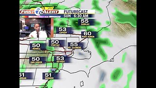 Rain moves out