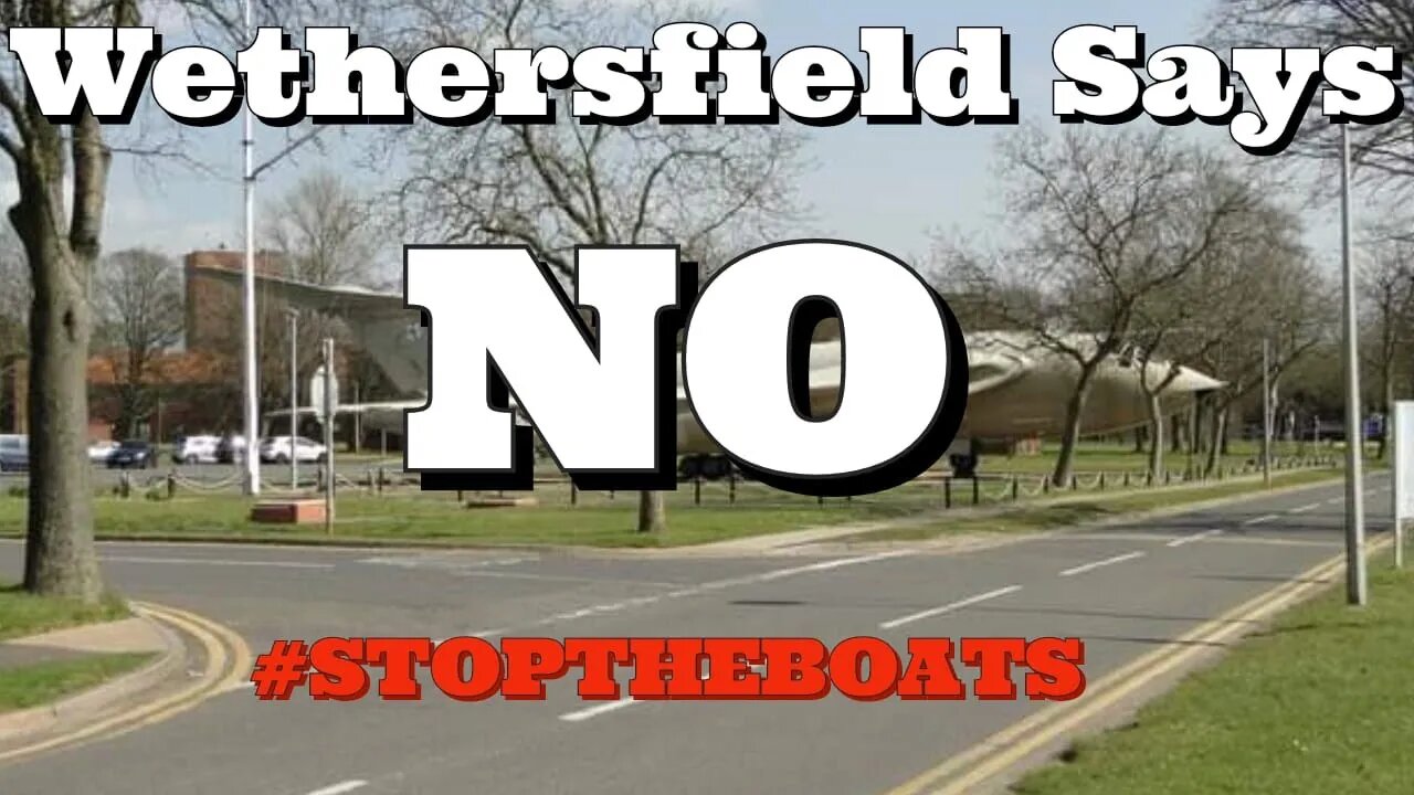 Wethersfield Protest Againts Govt Plans for RAF Base