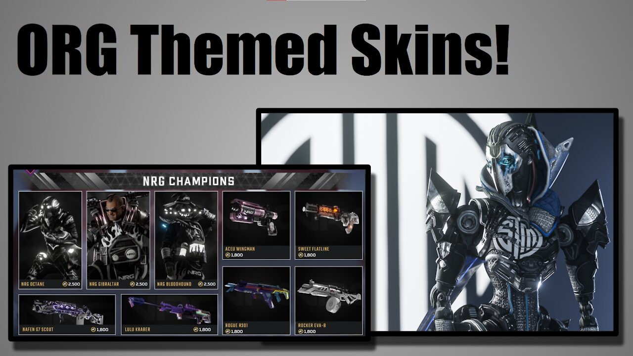 Org (TSM/NRG) Themed Apex Legends Skins - EA Earnings - Battle Pass Glitch