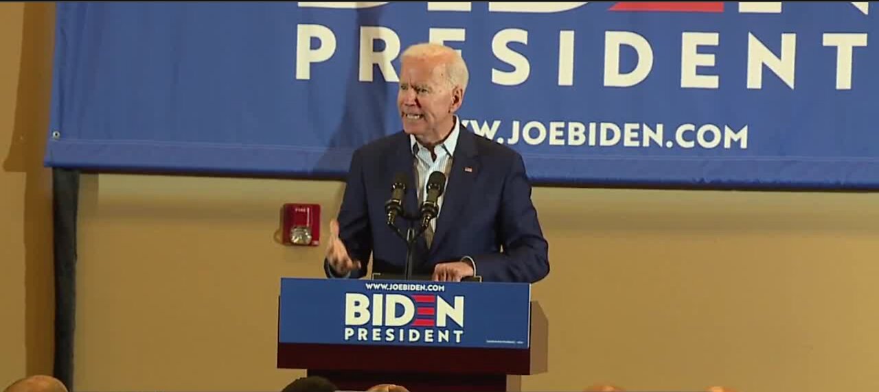 Former Vice President Joe Biden stumps in Henderson for presidential campaign