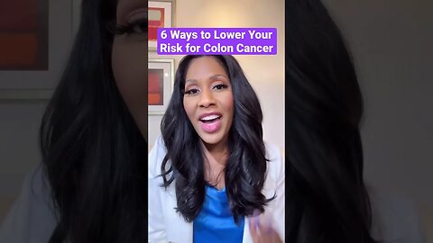 6 Ways to Lower Your Colon Cancer Risk❗️#shorts