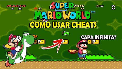 Como colocar Códigos no Super Mario World