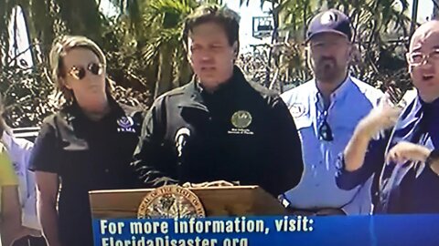 DeSantis - LIVE ! On the Ground in SW Florida !