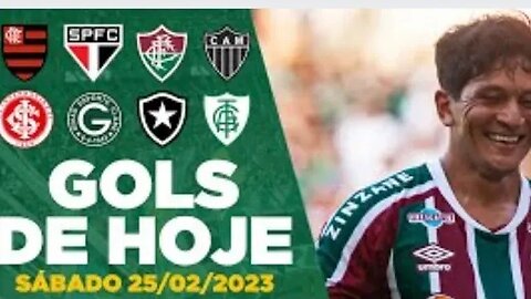 TODOS OS GOLS DOS ESTADUAIS DESTE SÁBADO 25/02/2023 GOLS DO DIA, GOLS DE HOJE