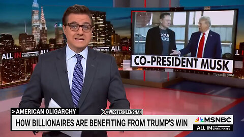 MSNBC's Chris Hayes Declares Elon Musk Co-President