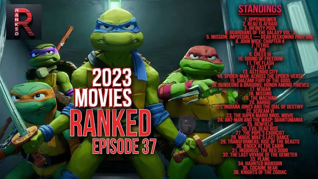 Teenage Mutant Ninja Turtles: Mutant Mayhem | 2023 Movies RANKED - Episode 37