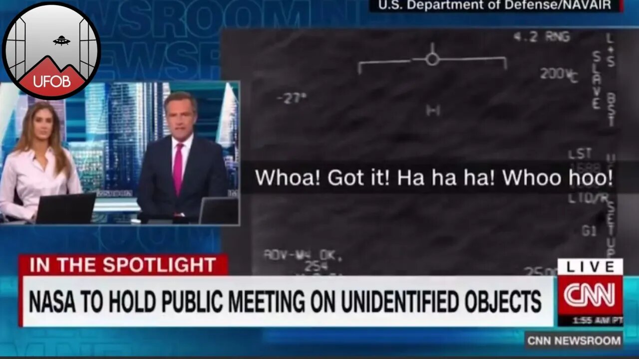 2023 CNN: On the NASA conference about UFOs today.