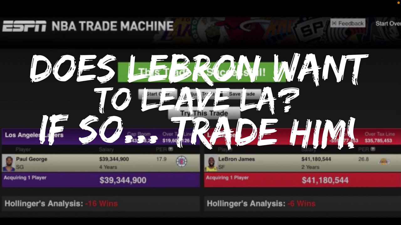 Does LeBron James Want to Leave LA? If So... TRADE HIM! | "Up in the Rafters" | February 22, 2022