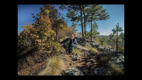 Flatside Pinnacle, climbing to the top