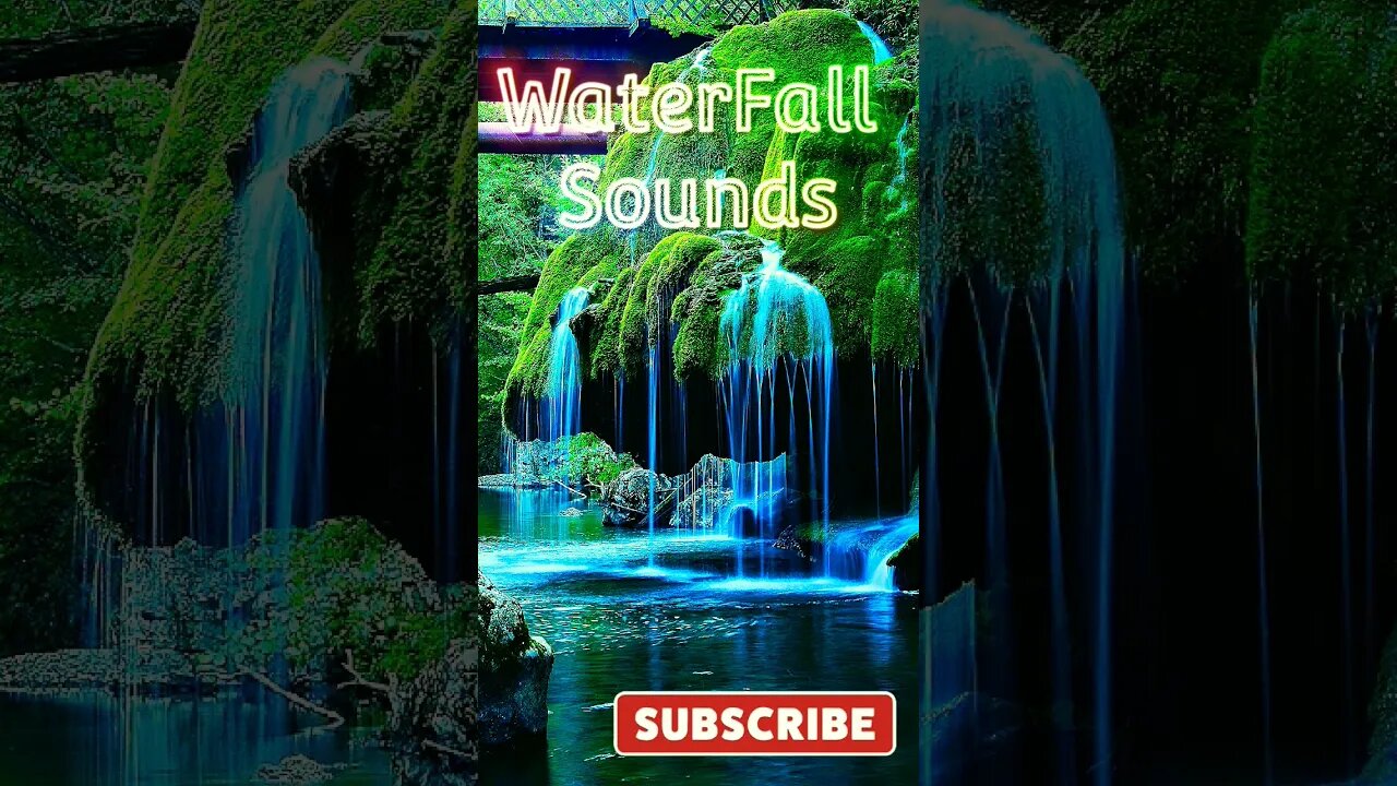 Waterfall Nature Videos #relaxation #youtubeshorts #asmr #viralshorts #vuralshorts #waterfallsounds