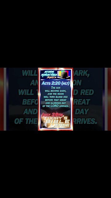 JUL 20, 2023 | The Moon and the End Times - Recognizing National Moon Day with Acts 2:20