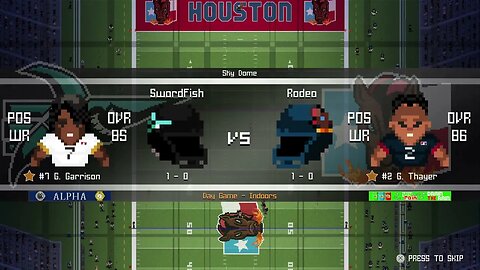 EFL:2-7- Jacksonville Swordfish (1-0) @ Houston Rodeo (1-0) - Legend Bowl - Week 2 - Intros