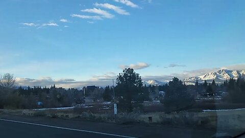 Lake Tahoe morning commute