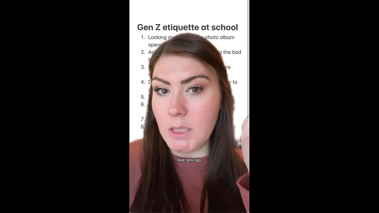 Gen Z Etiquette at School Guidelines