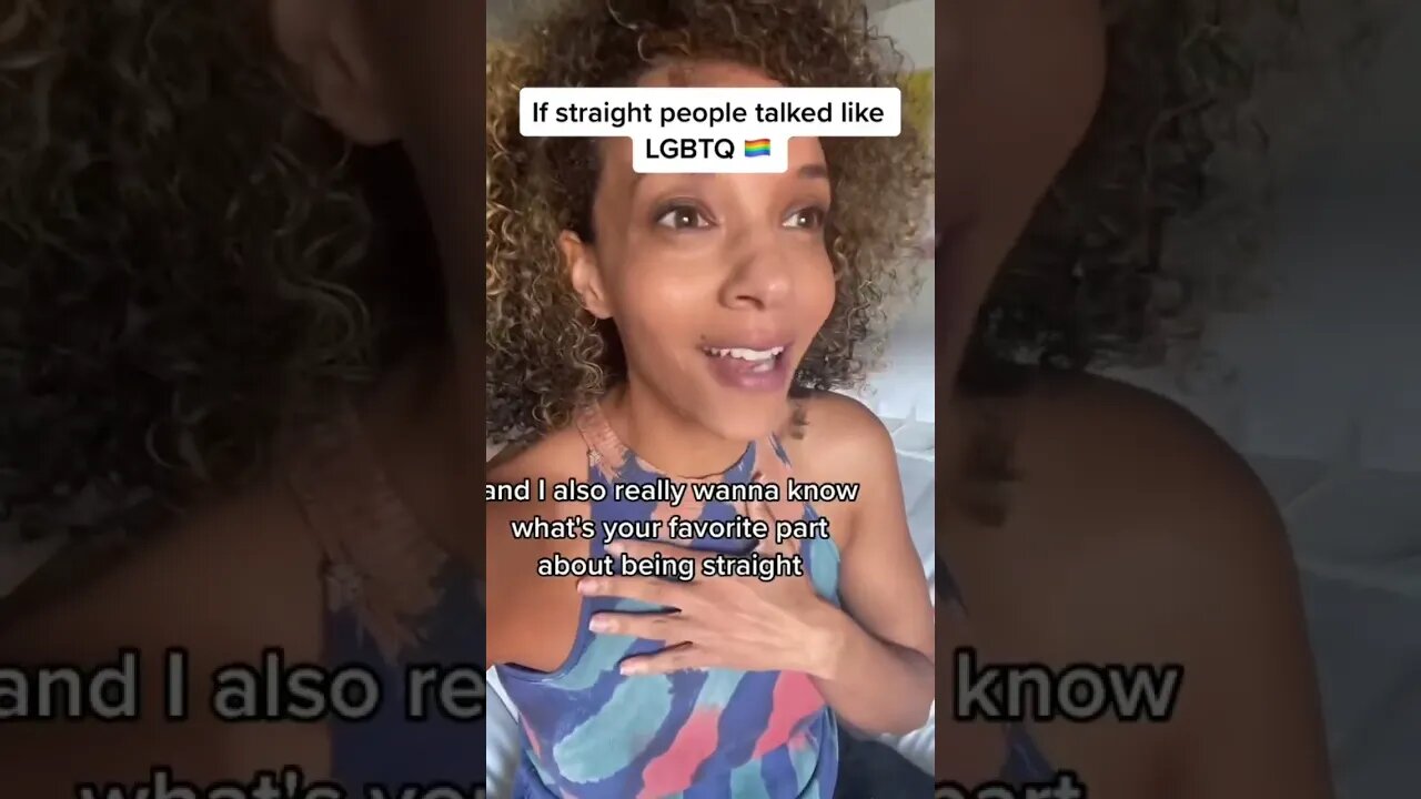 If STRAIGHT people talked like LGBTQ 🏳️🌈 😂