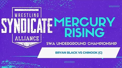 SWA Mercury Rising | Bryan Black vs Chinook (C) | WWE2K22