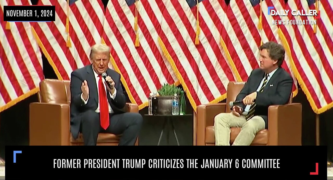 WATCH: Former President Trump Discusses the January 6th Committee with Tucker Carlson