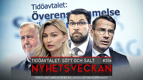 Nyhetsveckan 206 - Tidöavtalet: Sött och salt, tuffa Elsa, rädda barnen