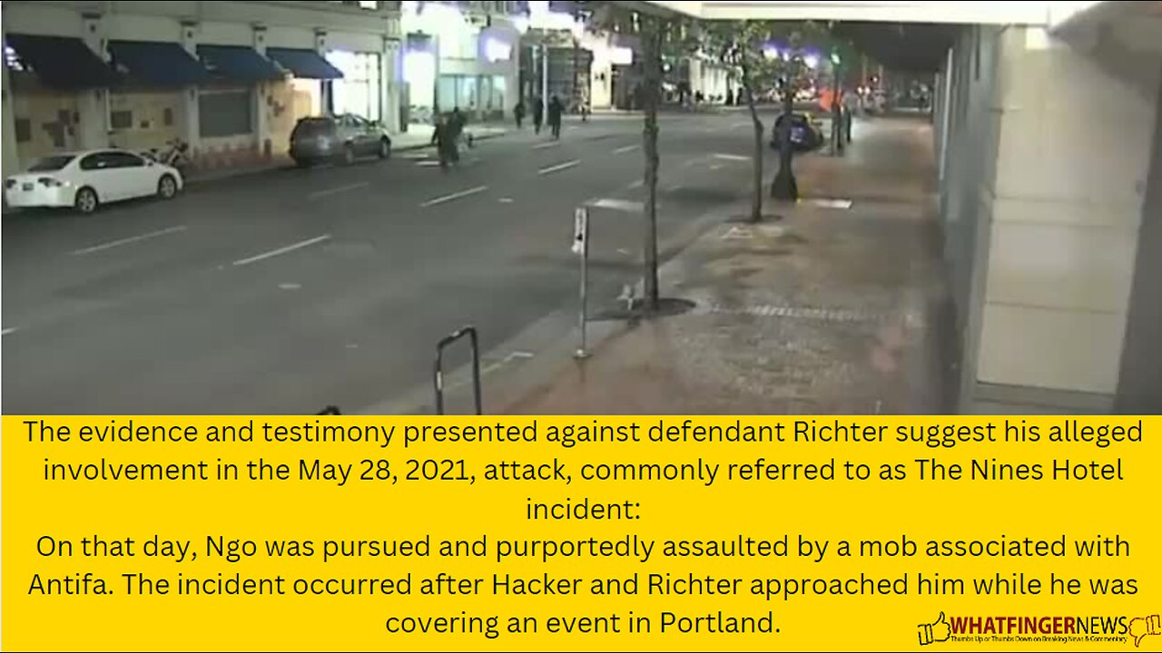 The evidence and testimony presented against defendant Richter suggest his alleged involvement